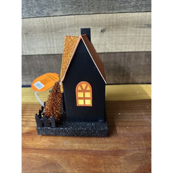 Witch's Light Up Paper Cardboard House - Picture 5 of 6